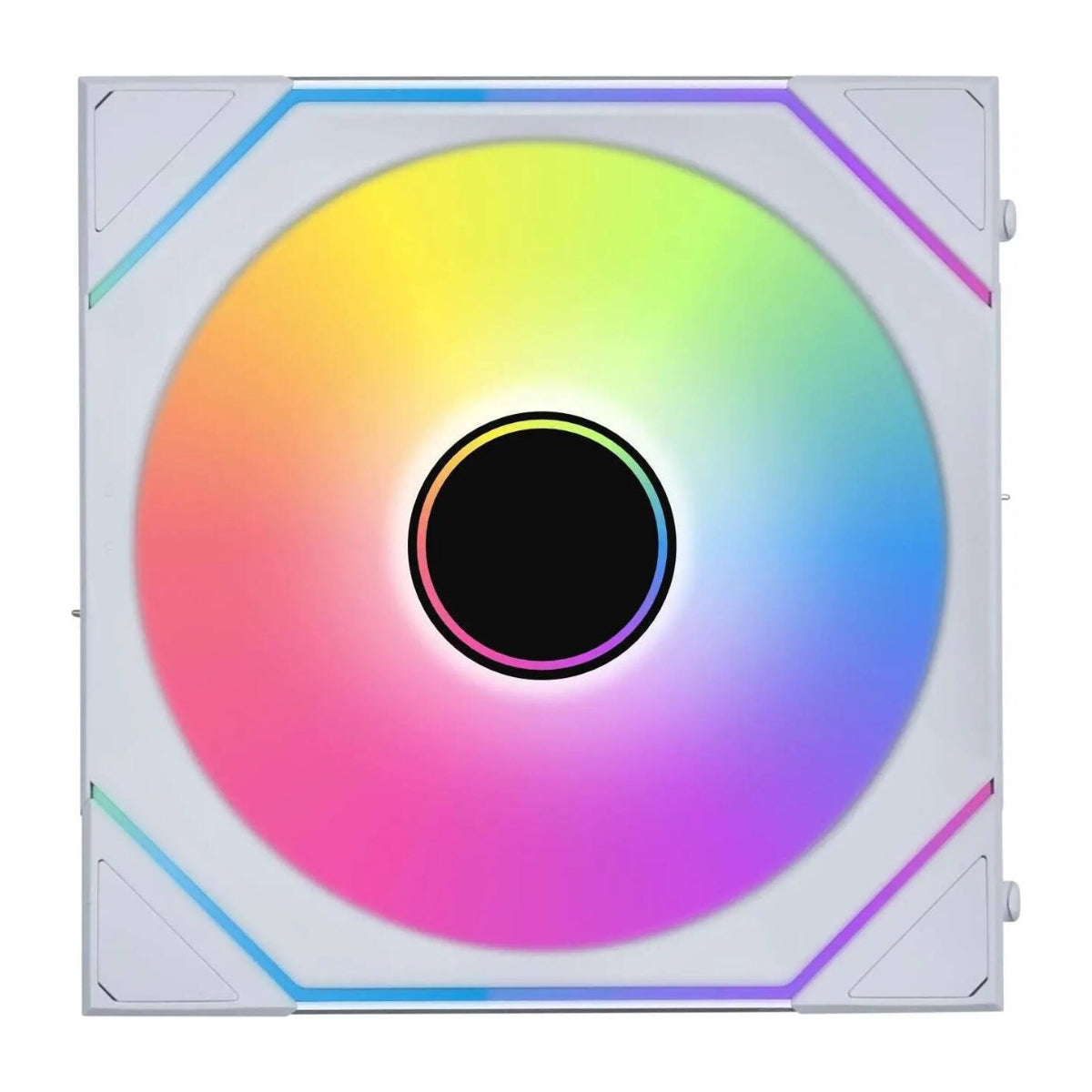 Lian-Li UNI Fan SL-INF Wireless 140mm ARGB PWM Case Fan – Wireless Control, Infinity Mirror ARGB, PWM Cooling | Black / White