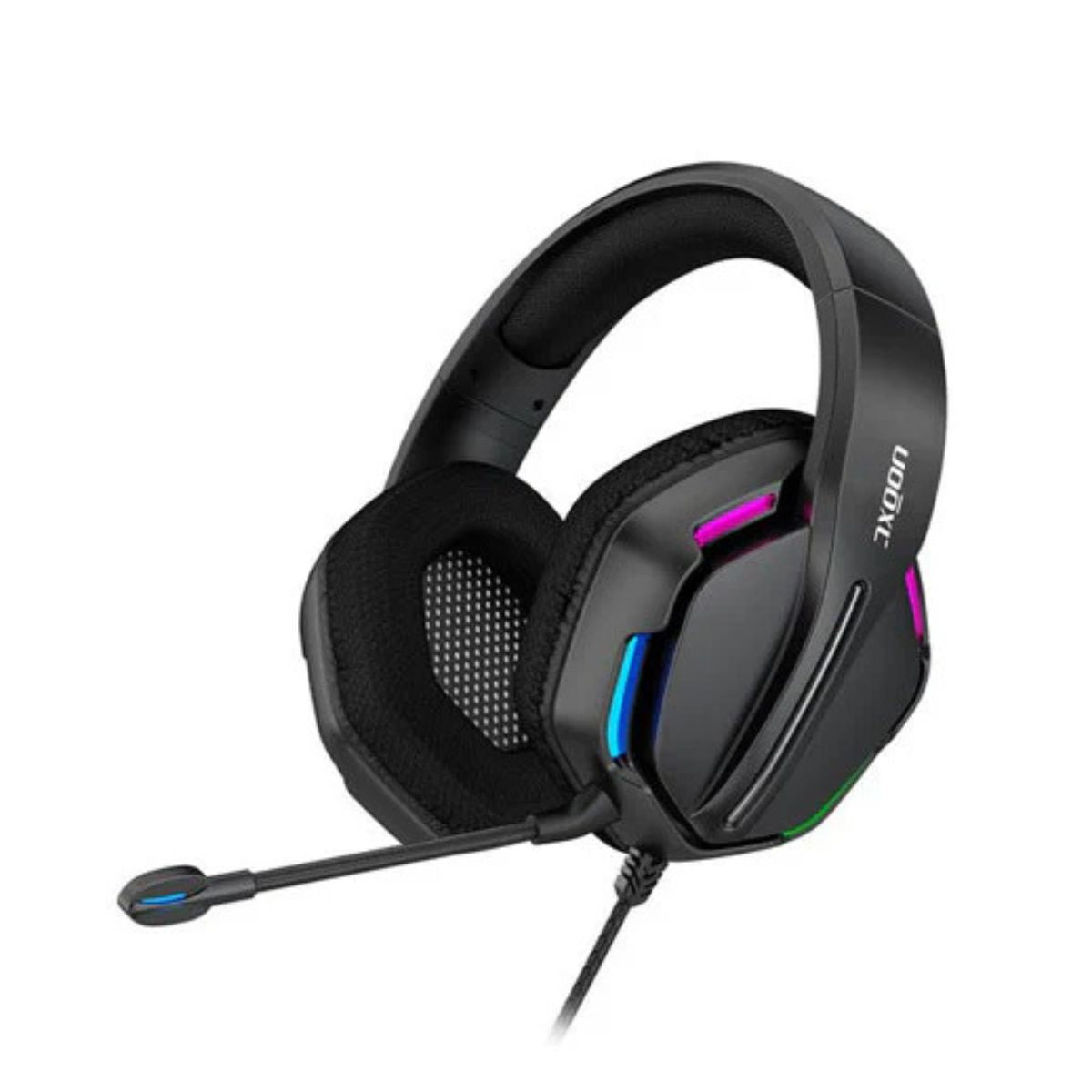 AXGON AX2GHE1 Ergo LED Gaming Headset – Noise-Canceling Mic, Immersive Sound, RGB Lighting