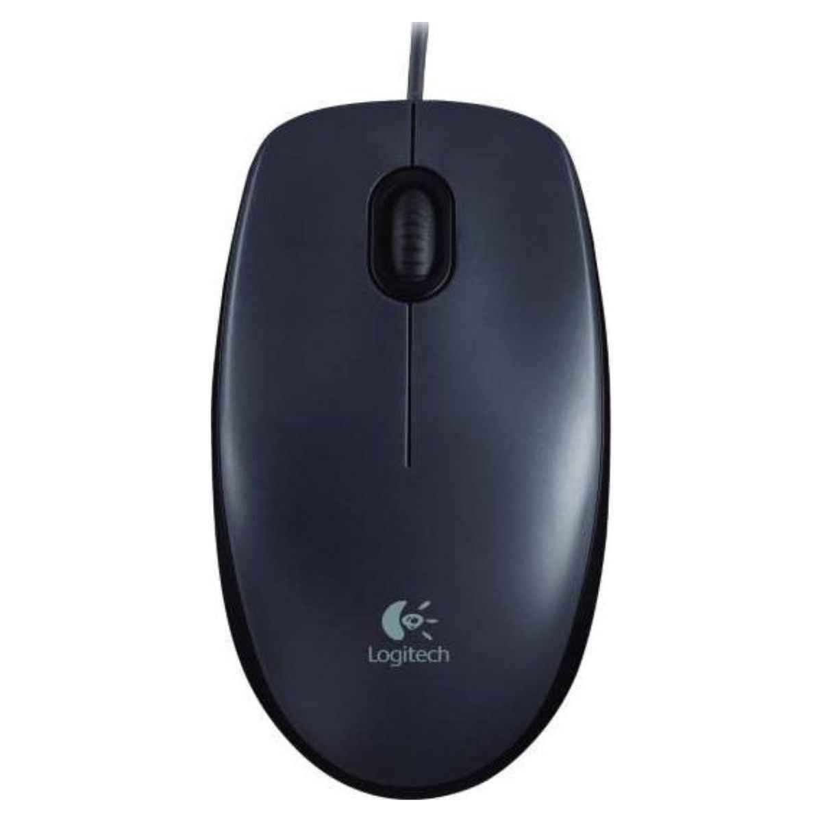 Logitech M90 Wired Mouse | 1000 DPI Optical Tracking | Ambidextrous Design | Plug-and-Play USB Connectivity | Black | 910-001793