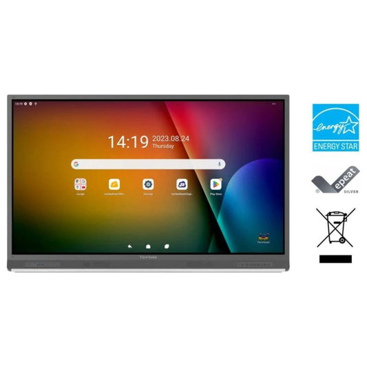 ViewSonic ViewBoard IFP6552-2F 65-Inch 4K UHD Interactive Display | 40-Point Touch | Android 13 EDLA | 8GB RAM | 64GB