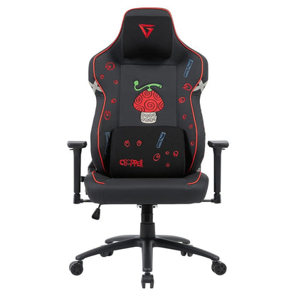 GamerTek Quest Conqueror Chopper Edition Gaming Chair | PU & Fabric | 4D Armrests | Recline | 150kg Capacity | RT00011