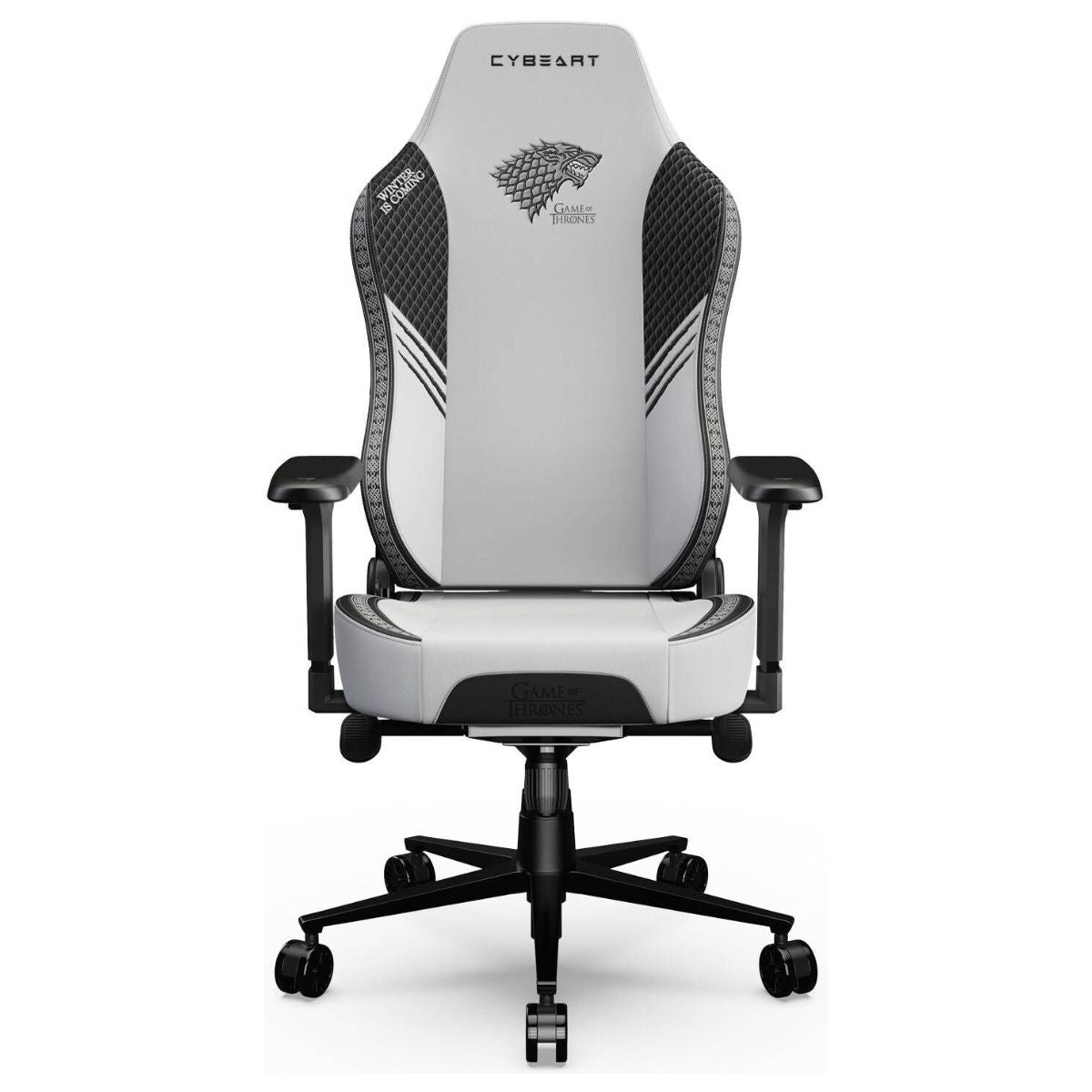 Cybeart House Stark Licensed Edition Gaming Chair | Supreme PU Leather | Cold-Cured Foam | 4D Armrests | 165° Recline | 150kg | Stark