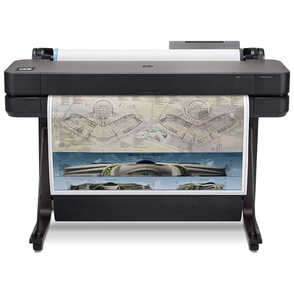 HP DesignJet T630 36-inch Large Format Wireless Plotter Printer in Modern Office Design | 5HB11A