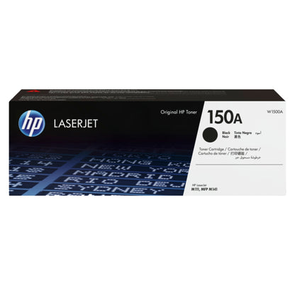 HP 150A Black Original LaserJet Toner Cartridge – W1500A, Sharp Black Printing, Reliable HP Performance