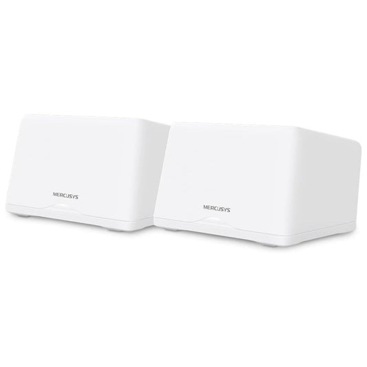 MERCUSYS Halo H47BE (2-Pack) Wi-Fi 7 Mesh System | BE9300 Tri-Band | 9.3Gbps Wireless Speed | 3× 2.5G Ports per Unit | MLO | WPA3 | Whole-Home Mesh Router