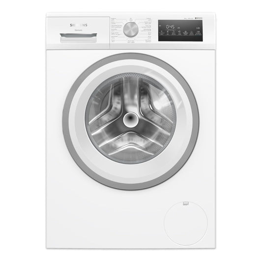Siemens iQ300 WM14U280GC 8kg Front Load Fully Automatic Washing Machine, 1400 rpm, iQ drive Motor, wave Drum & vario Speed, Anti-Vibration Side Walls