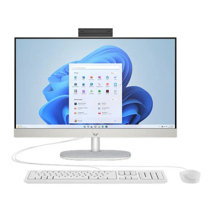 HP 24-cr1086 All-in-One Desktop PC | Intel Core Ultra 5 125U | 8GB DDR5 | 512GB SSD | 23.8-Inch FHD Touch | DOS | D18YFEA-ENG