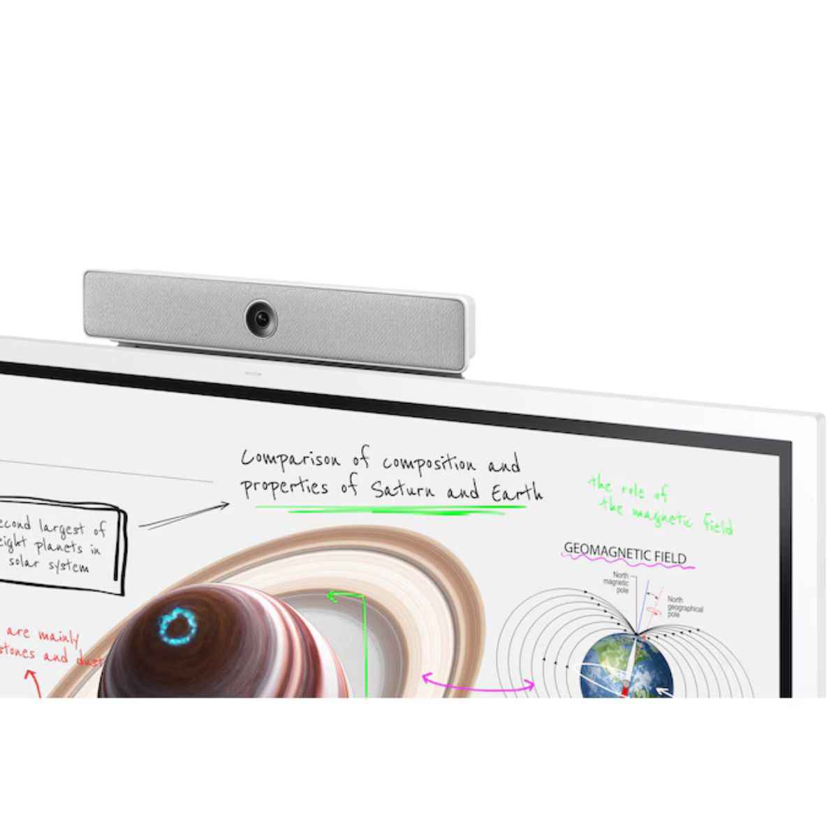 Samsung Flip Pro WM55B 55" 4K Interactive Display – Multi-Touch Smart Collaboration Board, Tizen OS, LH55WMBWBGCXUE