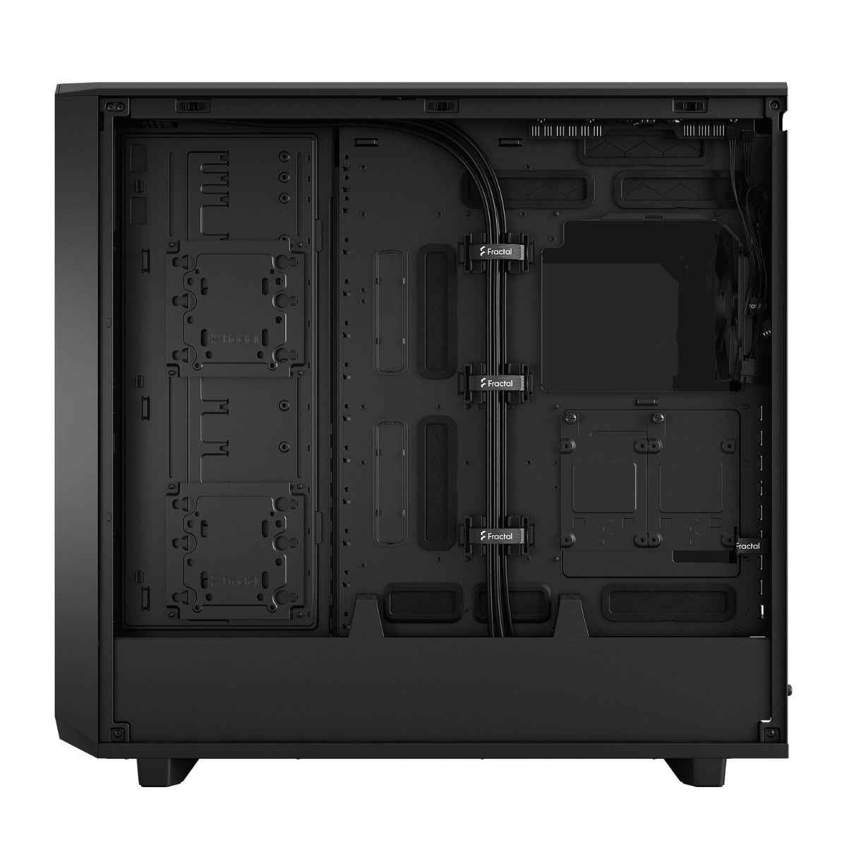 Fractal Design Meshify 2 XL, E-ATX, ATX, Micro-ATX & Mini-ITX Support, 6 x 2.5/3.5" Drive Bays, Light Tint Tempered Glass - Black, Full-Tower Case