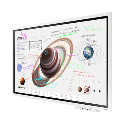 Samsung Flip Pro WM55B 55" 4K Interactive Display – Multi-Touch Smart Collaboration Board, Tizen OS, LH55WMBWBGCXUE