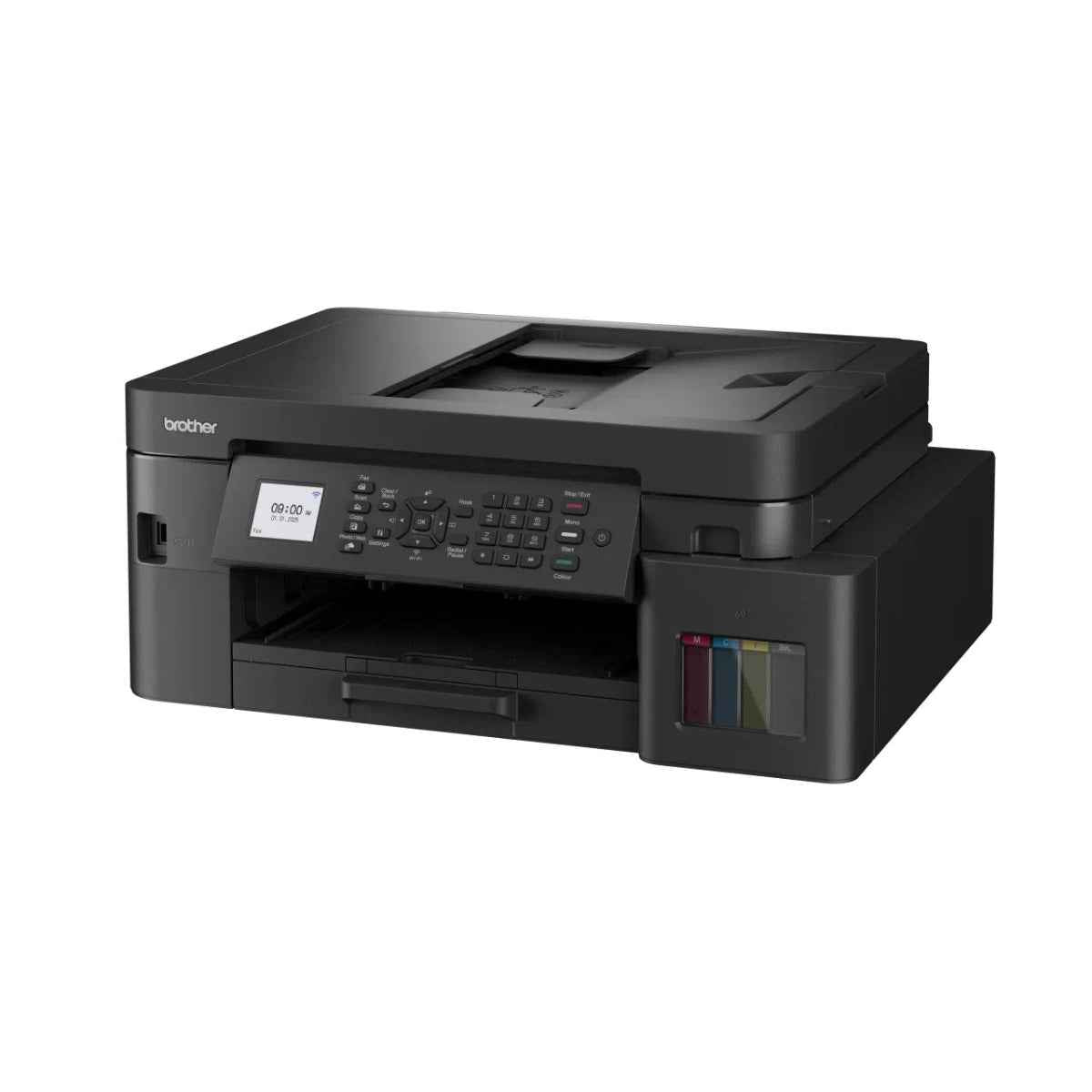 Brother MFC-T930DW Ink Tank Printer, Up to 1200 x 6000 DPI, 17 IPM Print Speed, Auto 2-Sided Duplex Printing, 20 Sheets Auto-Document Feeder, WiFi, WiFi-Direct, USB 2.0, LAN, Black | MFC T930DW