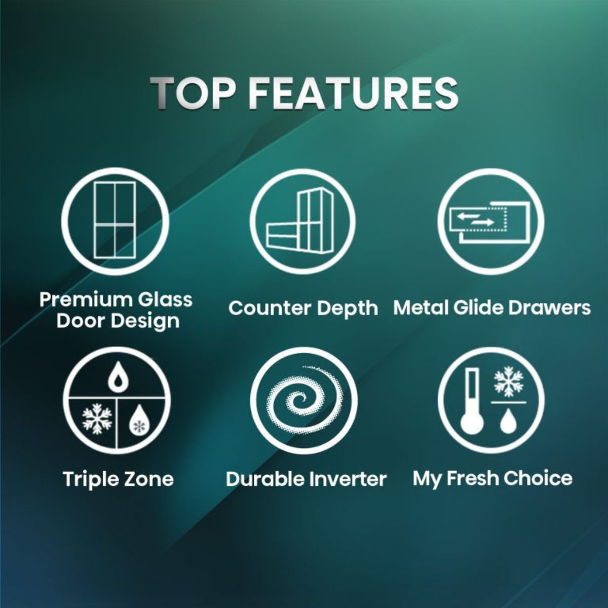 Hisense RQ5G728NABI French Door Refrigerator | 728 Litres | Triple Cooling Zone | Inverter Compressor | My Fresh Choice | Metal Cooling | Inox
