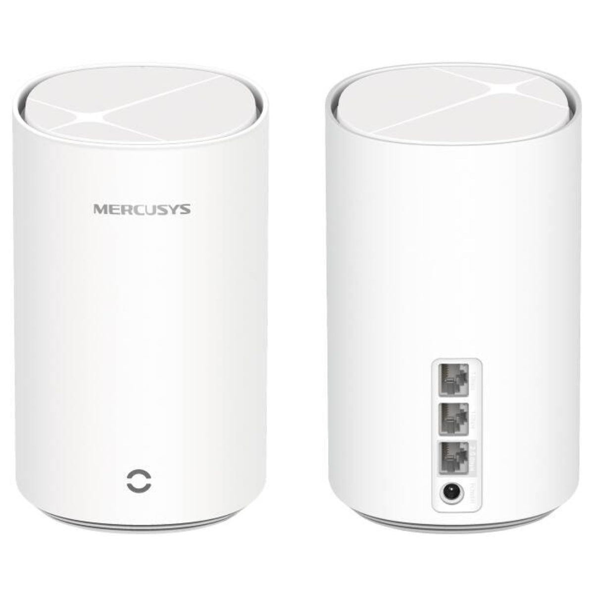MERCUSYS Halo E27BE Whole Home Mesh Wi-Fi 7 System | BE3600 Dual-Band | 2880Mbps 5GHz + 688Mbps 2.4GHz | MLO &amp; 4K-QAM | 2.5Gbps + 2× Gigabit Ports | 200+ Devices | 460m² Coverage | 2-Pack