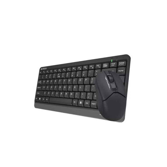 A4Tech Fstyler FG-1112S 2.4G Wireless Keyboard & Mouse Combo – Silent Click, 12 Fn Hotkeys, Black