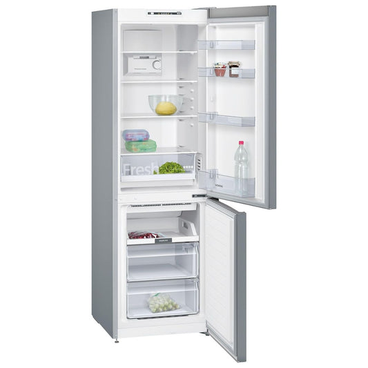 Siemens KG36NNL30M Freestanding Bottom Freezer Refrigerator – 329 Liters, German Engineering, Inox-Look