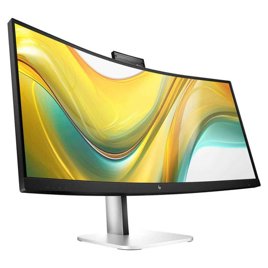 HP Series 5 Pro 534PM USB-C Conferencing Curved Monitor – 34" WQHD, 100Hz, 5MP Webcam, VA Panel, Black/Silver