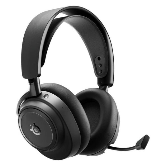 SteelSeries Arctis Nova Elite Wireless Gaming Headphones – 40mm Carbon Fiber Drivers, Hi-Res Audio, Active Noise Cancellation, ClearCast Gen 2.X Mic, Infinite Power System | Obsidian | 61661