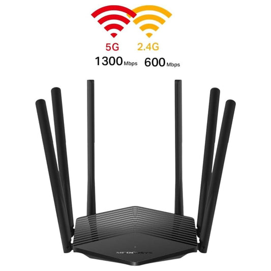 MERCUSYS MR50G AC1900 Dual-Band Gigabit Wi-Fi 5 Router | 1900 Mbps | 6 Antennas | MU-MIMO | Beamforming