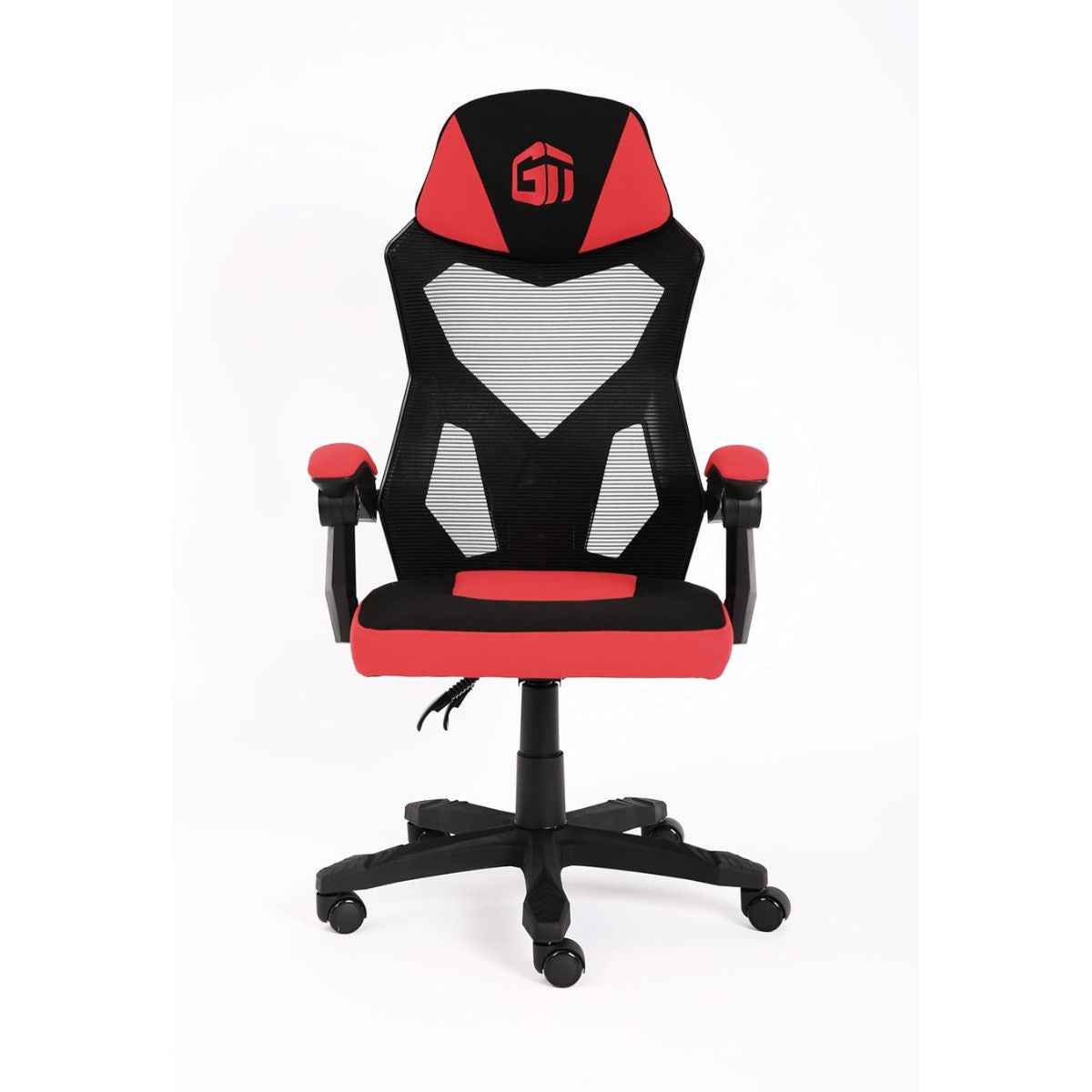 GamerTek Ignite Gaming Chair – Breathable Mesh & Fabric, Ergonomic Design, 120kg Capacity