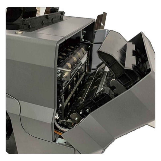 Hitachi IH-210 2+1 Pocket Dual CIS Sensor Counting Machine, 32 Currencies, 1,300 NPM Counting Speed, 1000 Notes Hopper Capacity, 134W Power Consumption, Black | IH-210