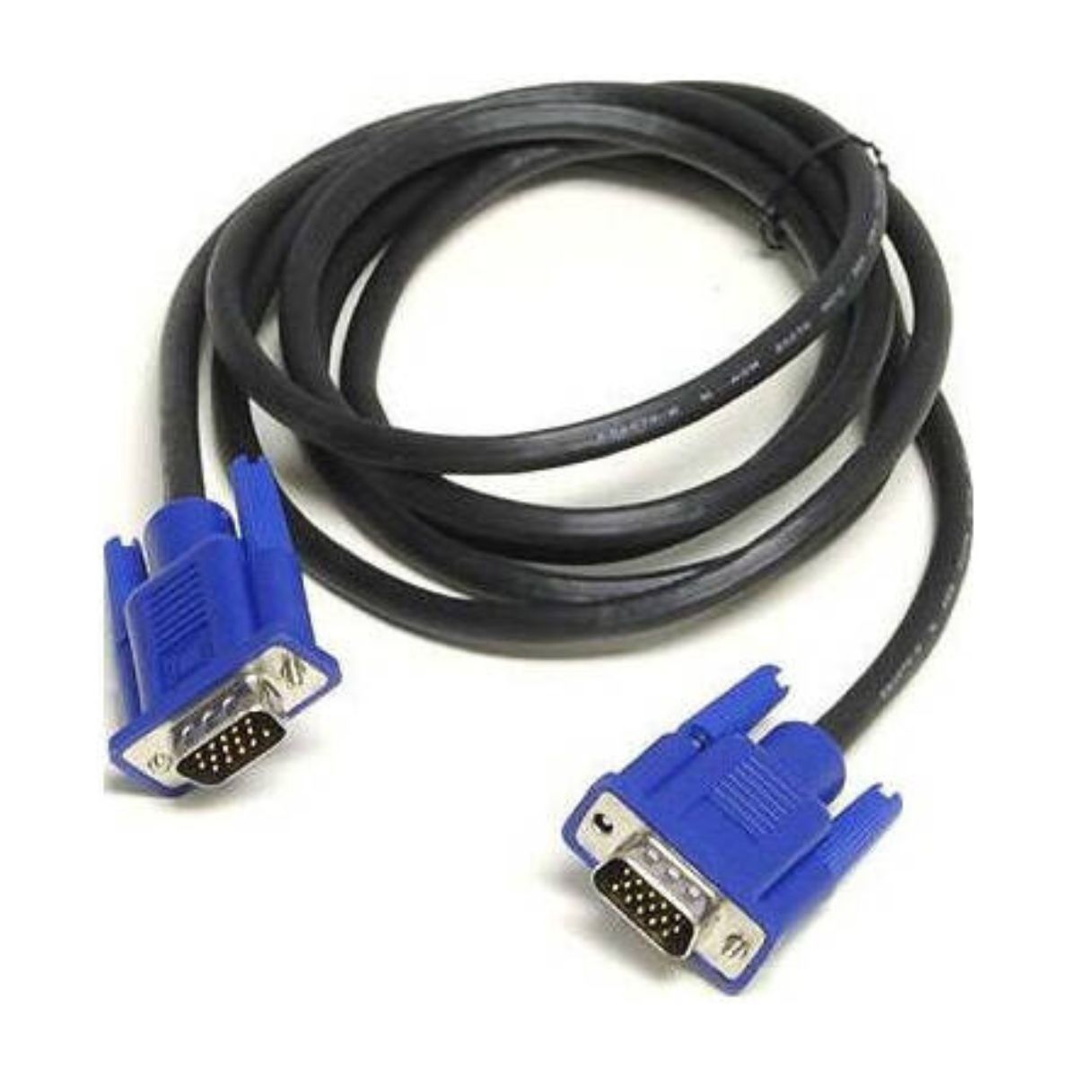 Kongda VGA Cable Extension 30m | Male to Male | CCS Conductor | Nickel-Plated Connectors | Black | VGA30M