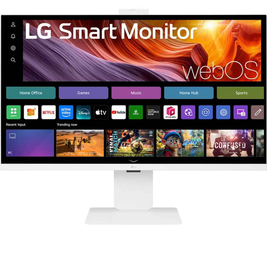 LG 32U850SA-W Smart Monitor – 32" 4K UHD IPS Display, webOS, Built-in Camera, HDR10 (White)