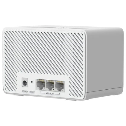 MERCUSYS Halo H25BE Whole Home Mesh Wi-Fi 7 System | BE3600 Dual-Band | 2880Mbps 5GHz + 688Mbps 2.4GHz | MLO &amp; 4K-QAM | 3 × Gigabit Ports per Unit | 650m² Coverage | White | 3-Pack | NWMS-HALOH27BE-3