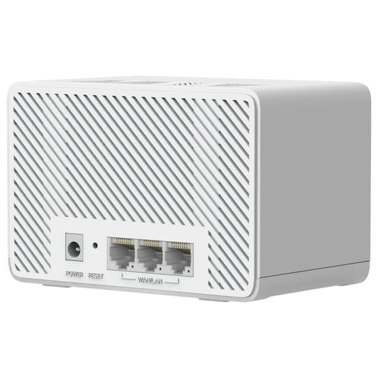 MERCUSYS Halo H25BE Whole Home Mesh Wi-Fi 7 System | BE3600 Dual-Band | 2880Mbps 5GHz + 688Mbps 2.4GHz | MLO &amp; 4K-QAM | 3 × Gigabit Ports per Unit | 650m² Coverage | White | 3-Pack | NWMS-HALOH27BE-3