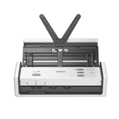 Brother ADS-1300 Portable Document Scanner, 30ppm / 60ipm, 2-sided Colour Scan Speed @ 300dpi, 20 Sheets, Portable with USB Type C 3.2 Gen 1 Bus Power, White | 5WDF0100173