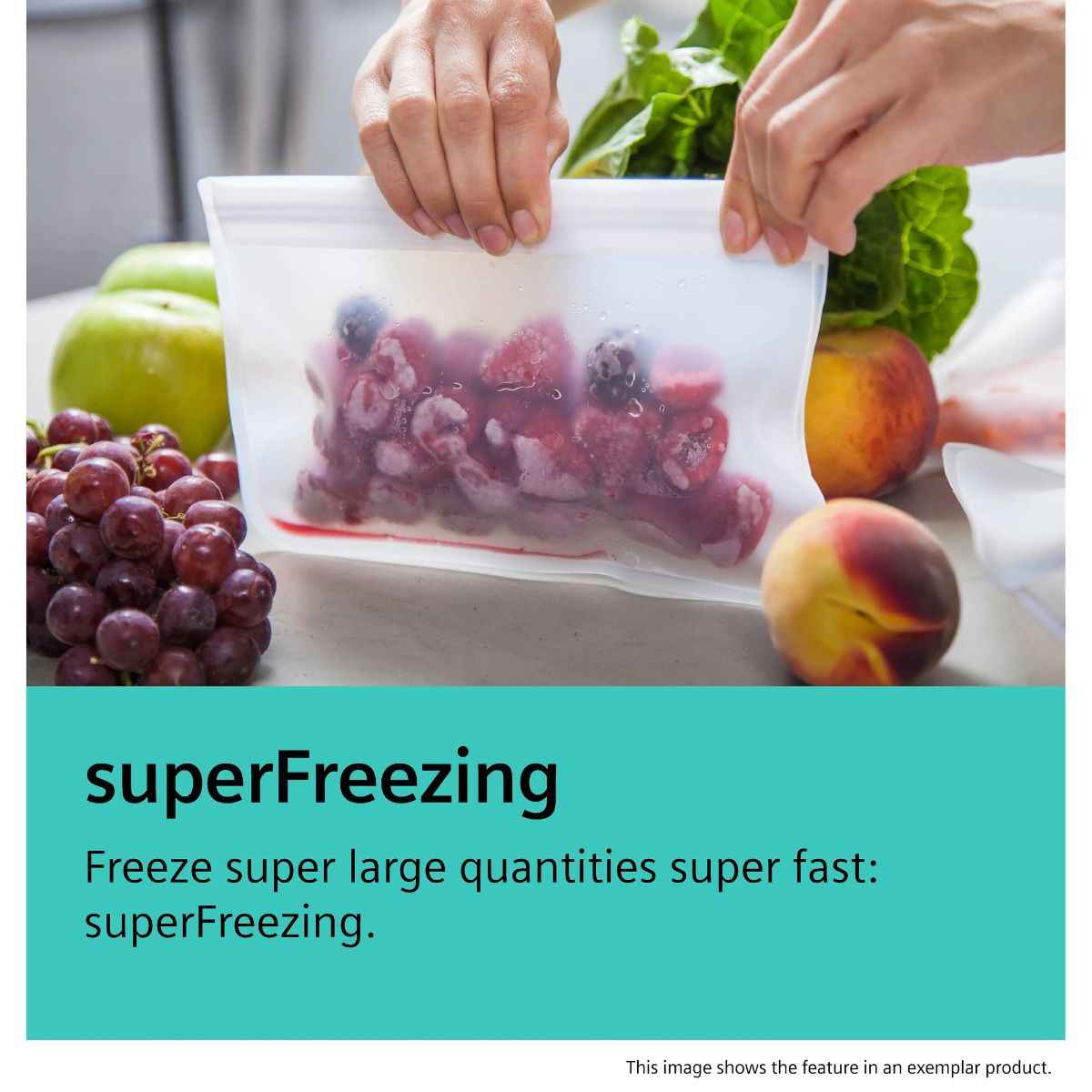 Siemens iQ500 free-standing fridge-freezer with freezer at bottom 186x75cm Brushed black steel anti Fingerprint, Total no Frost (KG76NCXE0M)