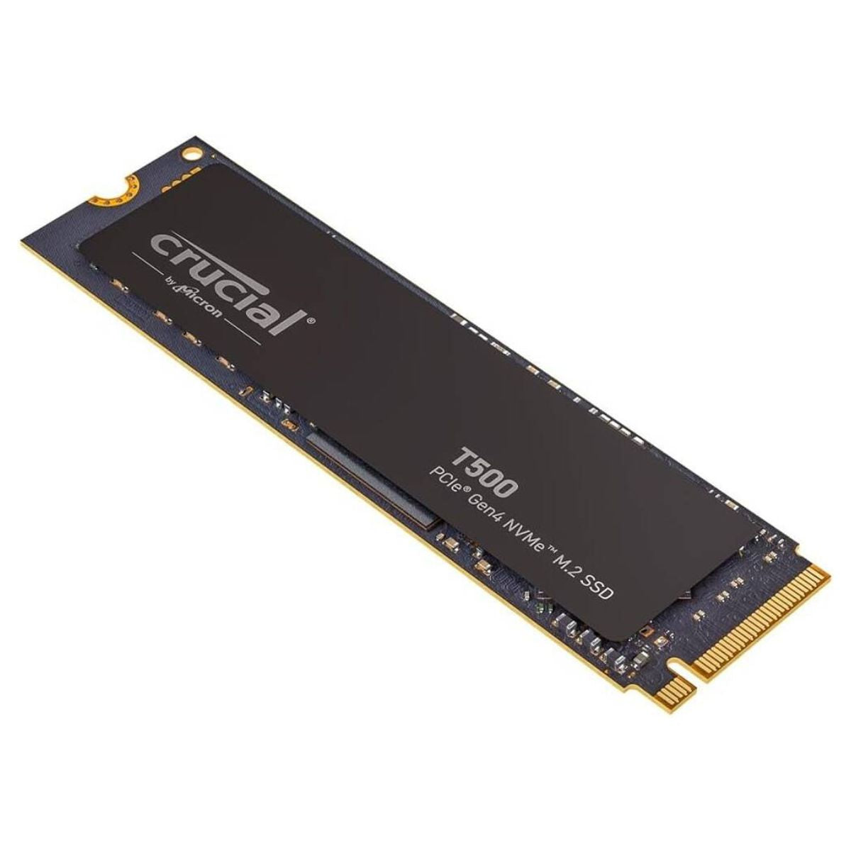 Crucial T500 1TB PCIe Gen4 NVMe M.2 Internal SSD | Non-Heatsink | Up to 7300MB/s Read | 6800MB/s Write | 1.5 Million Hours MTBF | CT1000T500SSD8