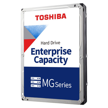 Toshiba MG10F Series Internal HDD, 22TB Capacity, 7200 RPM 3.5" SATA, Up to 271 MB/s Transfer Speed, SATA III 6 Mb/s Interface, 512MB Cache, CMR Construction | MG10AFA22TE