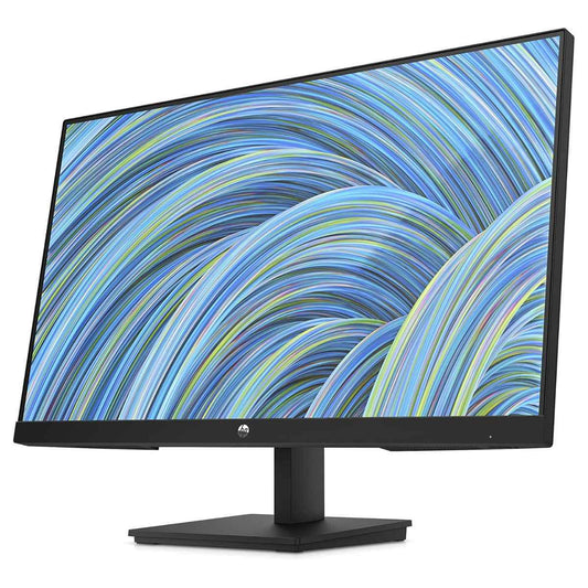 HP V24v G5 Monitor – 23.8" FHD VA Display, 75Hz, 5ms GtG, AMD FreeSync, Micro-Edge Bezel (Black)