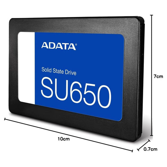 ADATA Ultimate SU650 512GB Internal SSD, 2.5-Inch SATA III Solid State Drive, 3D NAND Flash, High-Speed Storage Upgrade | ASU650SS512GTR