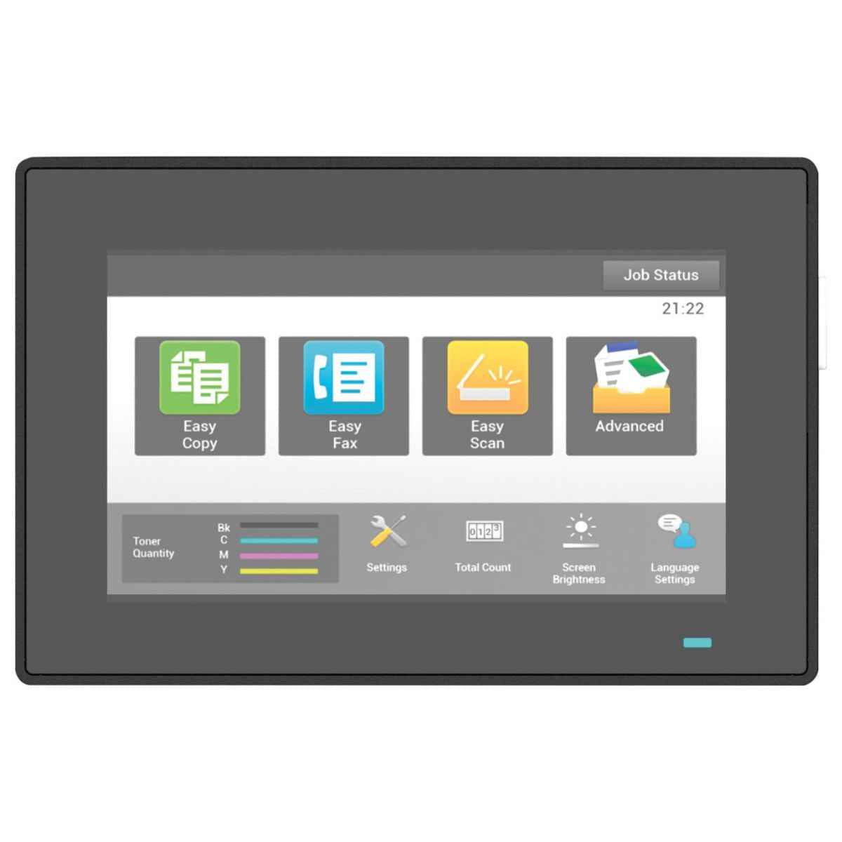 Sharp MX-C358F Multifunction Printer, 4.3" Colour LCD Touchscreen, 1200 x 1200 DPI Resolution, 33 Colour, 33 B/W PPM Print Speed, Max 2001 Sheets Paper Capacity, Gray | MX-C358F