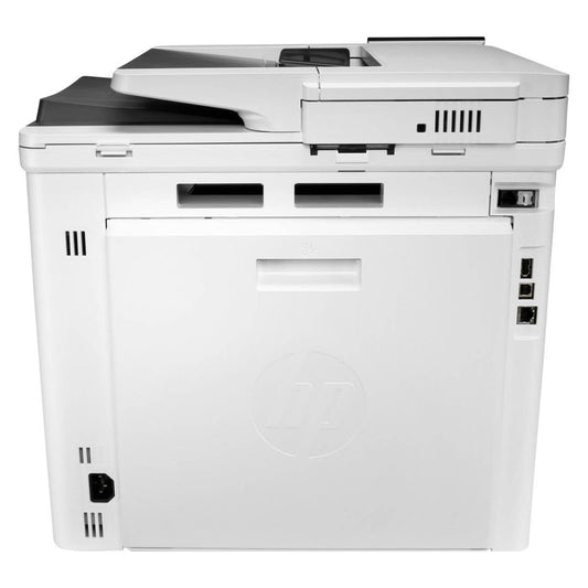 HP M480F Color LaserJet Enterprise Multifunction Printer, Up To 29ppm Print Speed, Auto Duplex, 4.3'' Color Touch, 50 Sheet ADF, 250 Sheets Input Tray, Print / Copy / Scan / Fax, White | 3QA55A