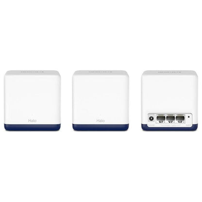 MERCUSYS Halo H50G AC1900 Mesh WiFi System | 3-Pack | Dual-Band WiFi 5 | Up to 1900 Mbps | 6,000 ft² Coverage | Gigabit Ethernet Ports | Seamless Roaming | White