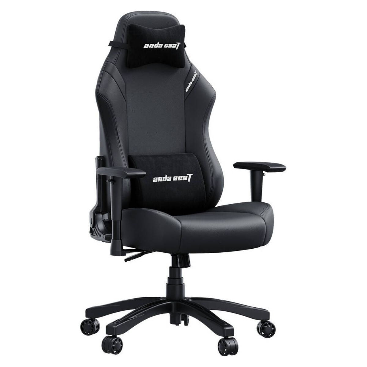 AndaSeat Luna Series Gaming Chair – Fabric Linen, 1D Armrest, Class 4 Gas Lift, 90°–160° Recline - Black, Black/Blue, Black/Red, Gray