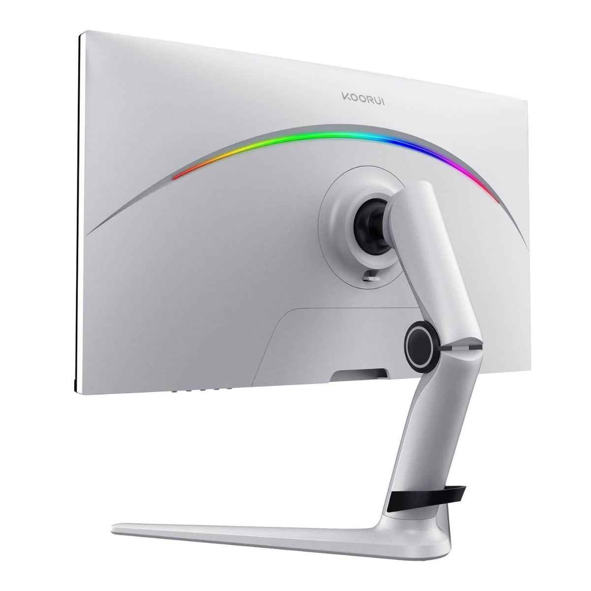 KOORUI GN10 Gaming Monitor – 27" QHD Mini-LED VA Display, 240Hz Refresh Rate, HDR1000, 1ms Response Time, Ergonomic Stand (White)