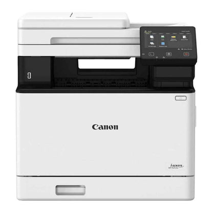 Canon i-SENSYS MF752Cdw Multi-Functional Laser Printer, Print, Copy, Scan, Up to 33ppm Print Speed, 5" LCD Color Touch Panel, Up to 1200 x 1200 dpi Print Resolution, 50-Sheet ADF, White | 752cdw