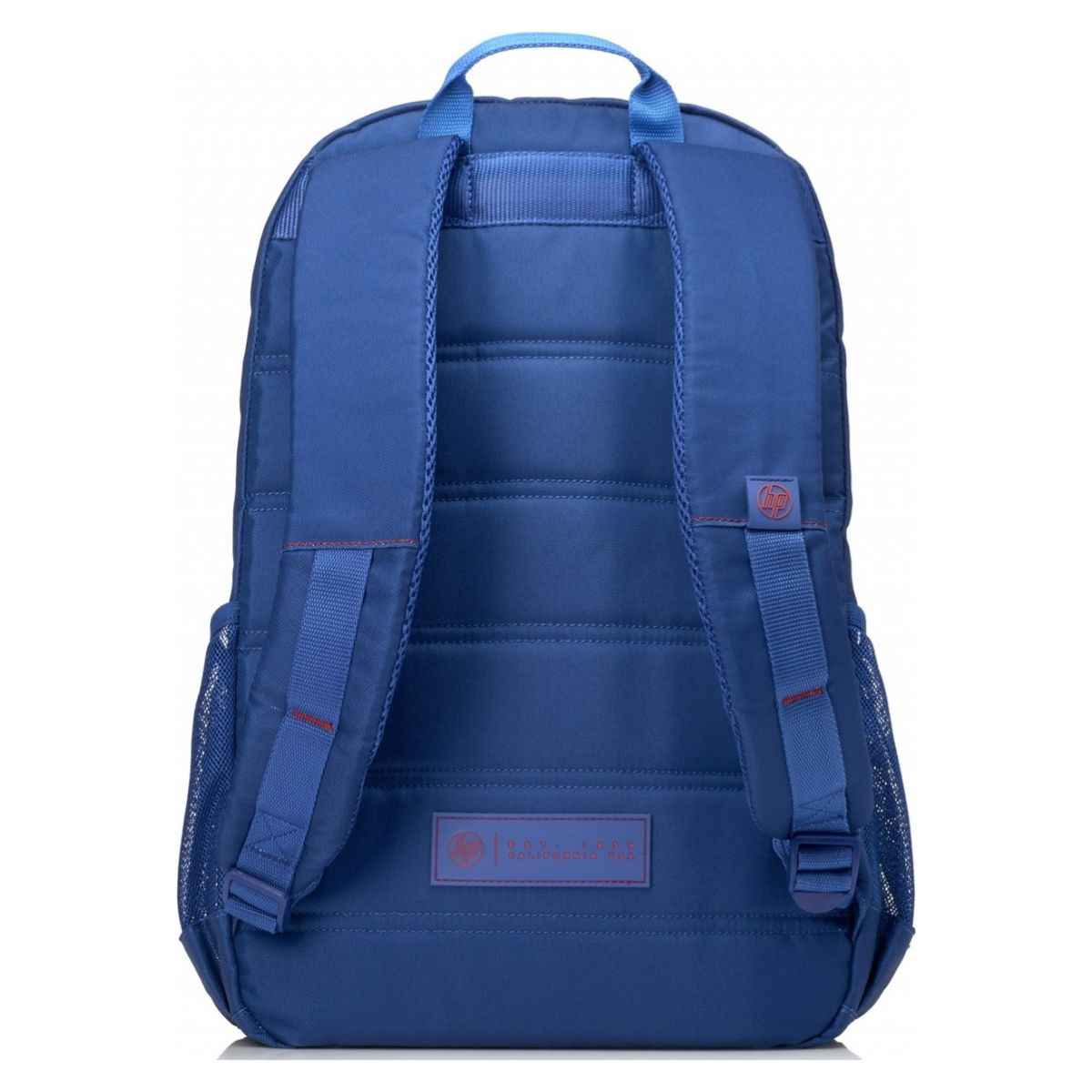 HP 15.6" Active Backpack, Water-Resistant Laptop Backpack, Marine Blue / Coral Red | 1MR61AA#ABB