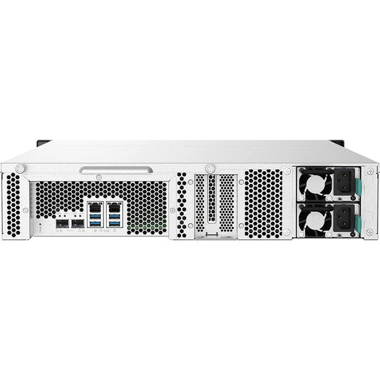 QNAP TS-1232PXU-RP-4G 12-Bay 2U Rackmount NAS – AL324 Quad-Core, 10GbE, Redundant PSU | 3 Years Warranty