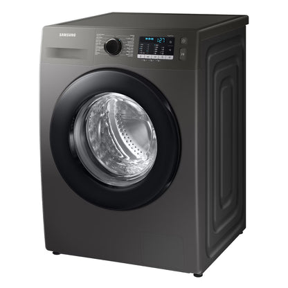Samsung WW5000T 8 kg Front-Load Washing Machine WW80TA046AX/GU  with Eco Bubble™, Hygiene Steam, 1400 rpm, Inox / Platinum Silver