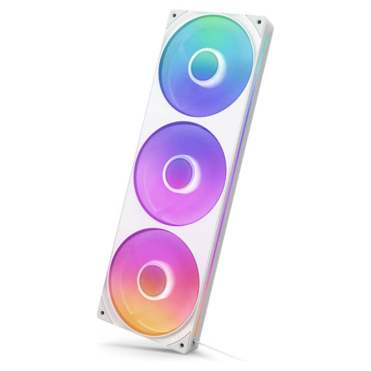 NZXT F360 RGB Core 360mm RGB Fan Unit – Single-Frame Design, 3x 120mm FDB Fans, 2400 RPM, 75.12 CFM, PWM Control