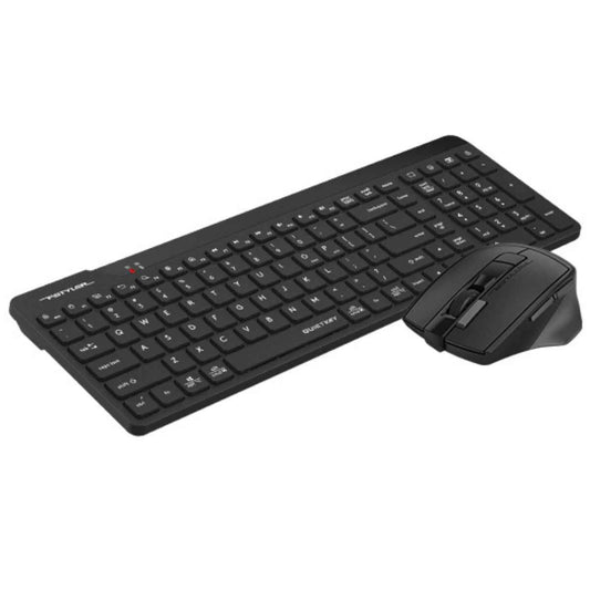 A4Tech FG2400 Air 2.4G Wireless Keyboard & Mouse Combo – QuietKey, Slim Design, Silent Operation