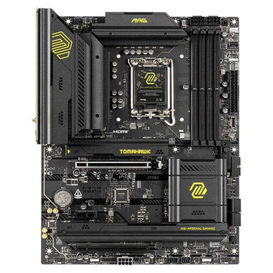 MSI MAG B860 Tomahawk WiFi ATX Motherboard – LGA 1851, DDR5, PCIe 5.0, WiFi 7 & Thunderbolt 4