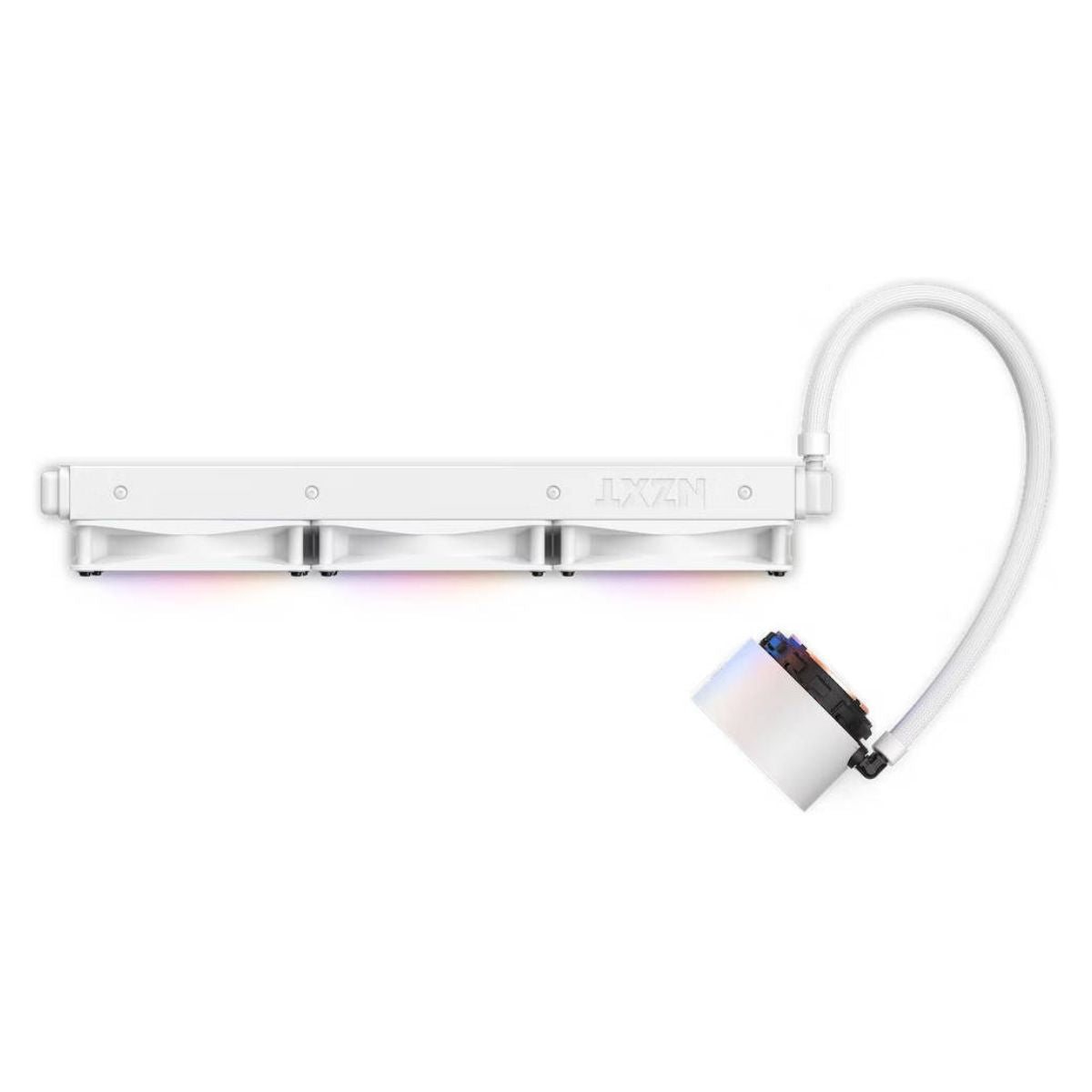 NZXT Kraken Elite 360 RGB (2023) AIO Liquid CPU Cooler, 360mm Radiator, 2.36" LCD Display, 3x 120mm RGB PWM Fans, 1800 RPM, 78.86 CFM Airflow, White | RL-KR36E-W1