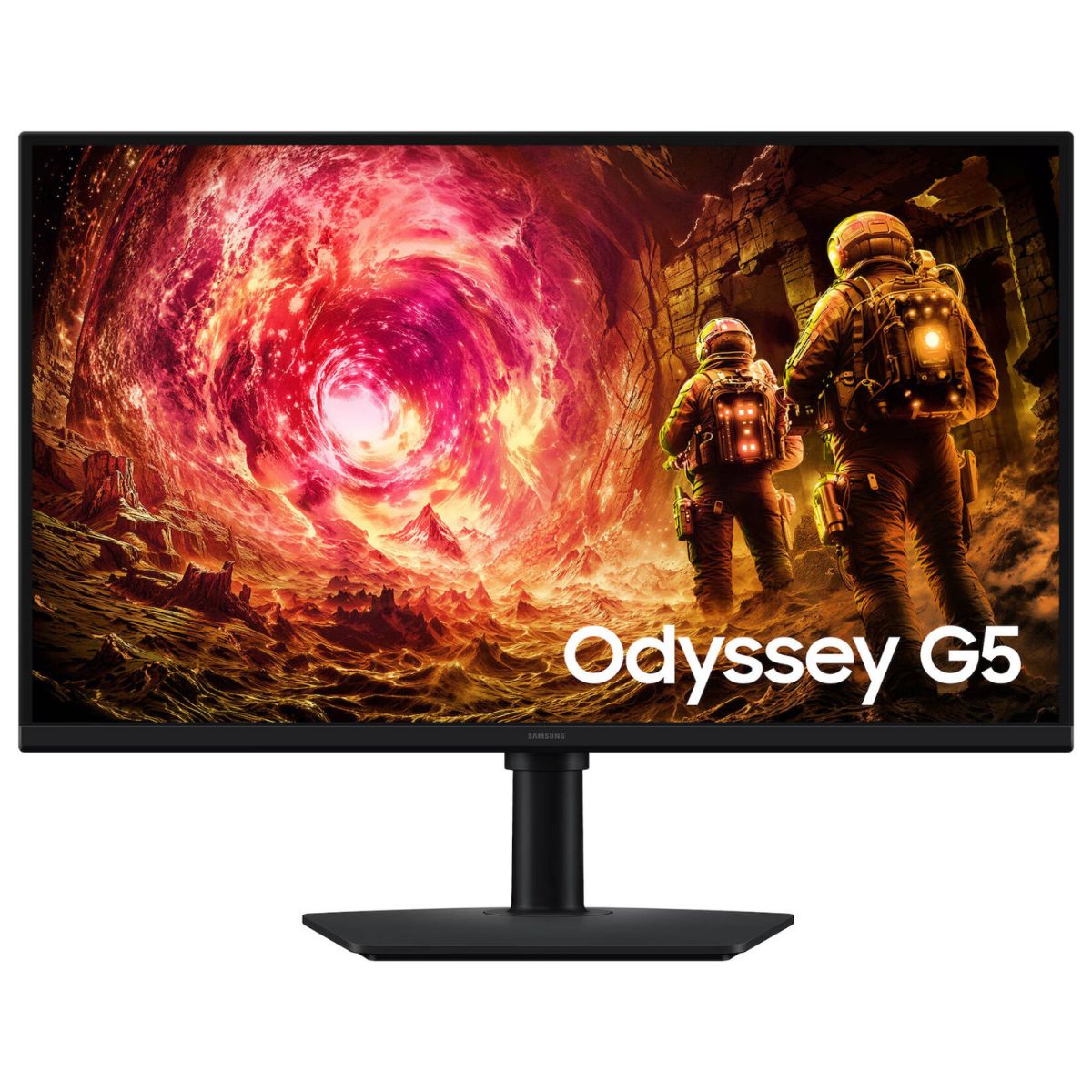 Samsung Odyssey G5 G50F Gaming Monitor, 27" IPS Display, QHD Resolution, 180Hz Refresh Rate, 1ms (GtG) Response Time, AMD FreeSync & G-Sync Compatible, 16.7m Color Support