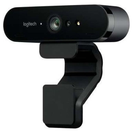 Logitech BRIO – 4K Ultra HD Webcam – 5x Digital Zoom – For Recording, Streaming, Video Calling, ULTRA HD QUALITY, HIGH-TECH LIGHT CORRECTION, CRYSTAL-CLEAR AUDIO | 960-001106