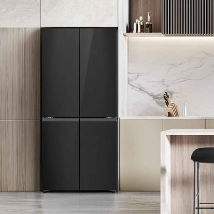Hisense 457L Cross Door American Refrigerator – RQ5G470SBB3, with My Fresh Choice & Dual‑Tech Cooling (Black Glass)